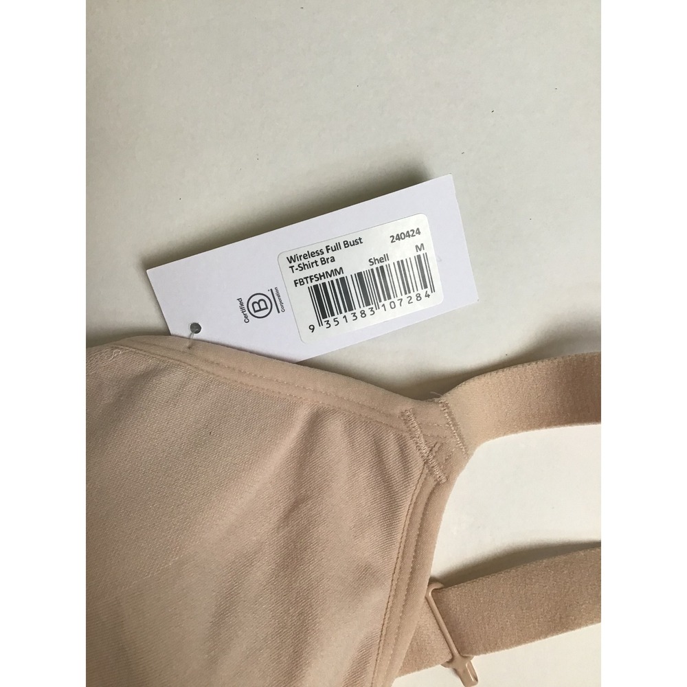 Boody Women's Shell Wireless Full Bust Adjustable Strap T-Shirt Bra NWT Size M - Picture 8 of 12
